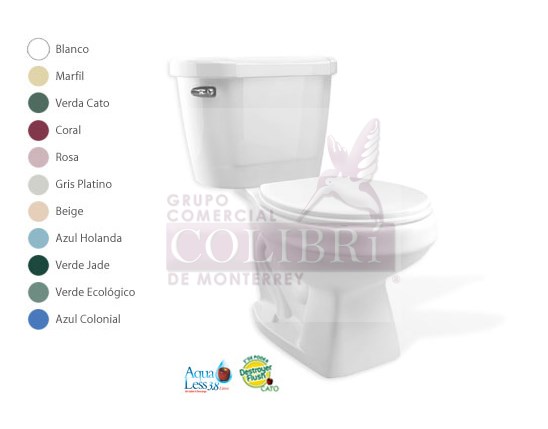 SANITARIO JAZMIN ALARGADO - Colibri