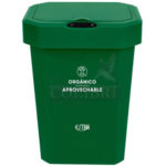 CONTENEDOR DE BASURA CON SENSOR (VERDE) ORGANICOS – 26L